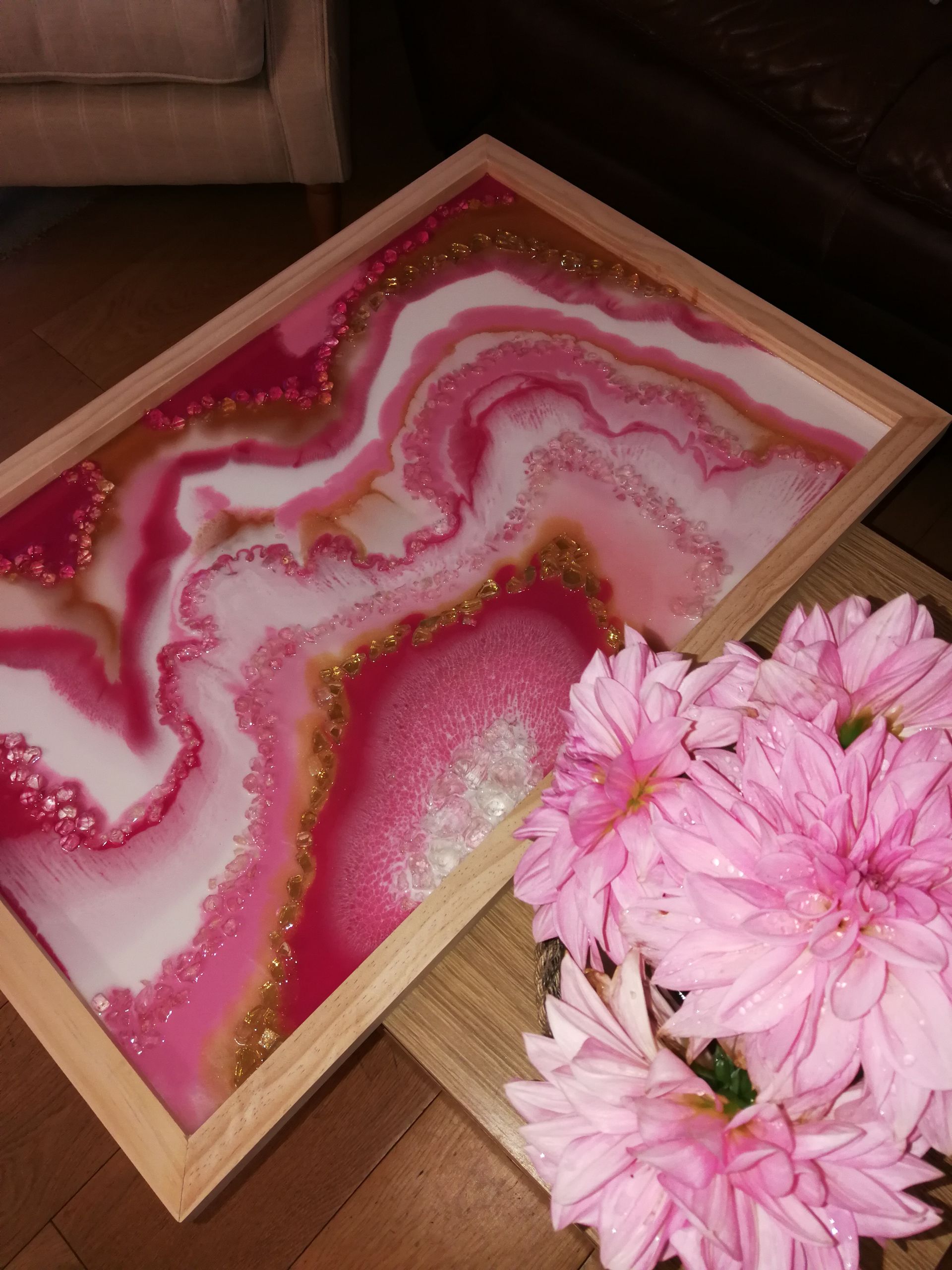Resin geode workshop for beginners