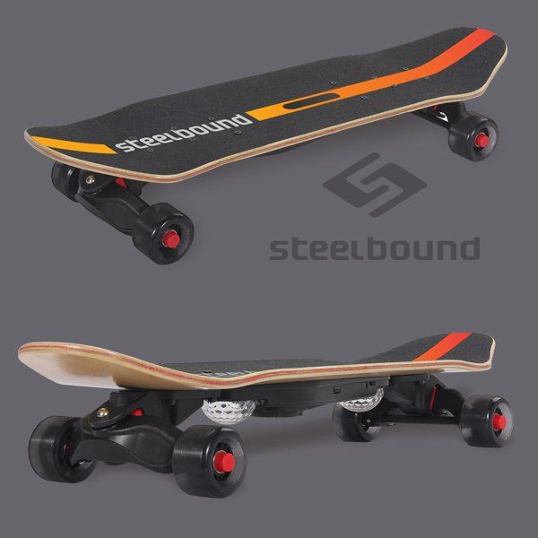 Steelbound Tunechaser - the skateboard that plays your music
