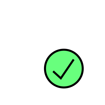 Rechtschreibung, Wording, Kommunikationsziel Lektorat-Korrektorat-Grafik-Lektorat-Einwandfrei-Buchstaben-A-bis-C-und-grüner-Haken