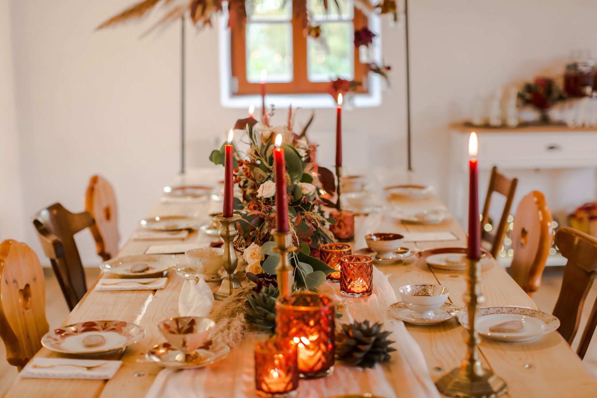 Tischdekoration Hochzeit