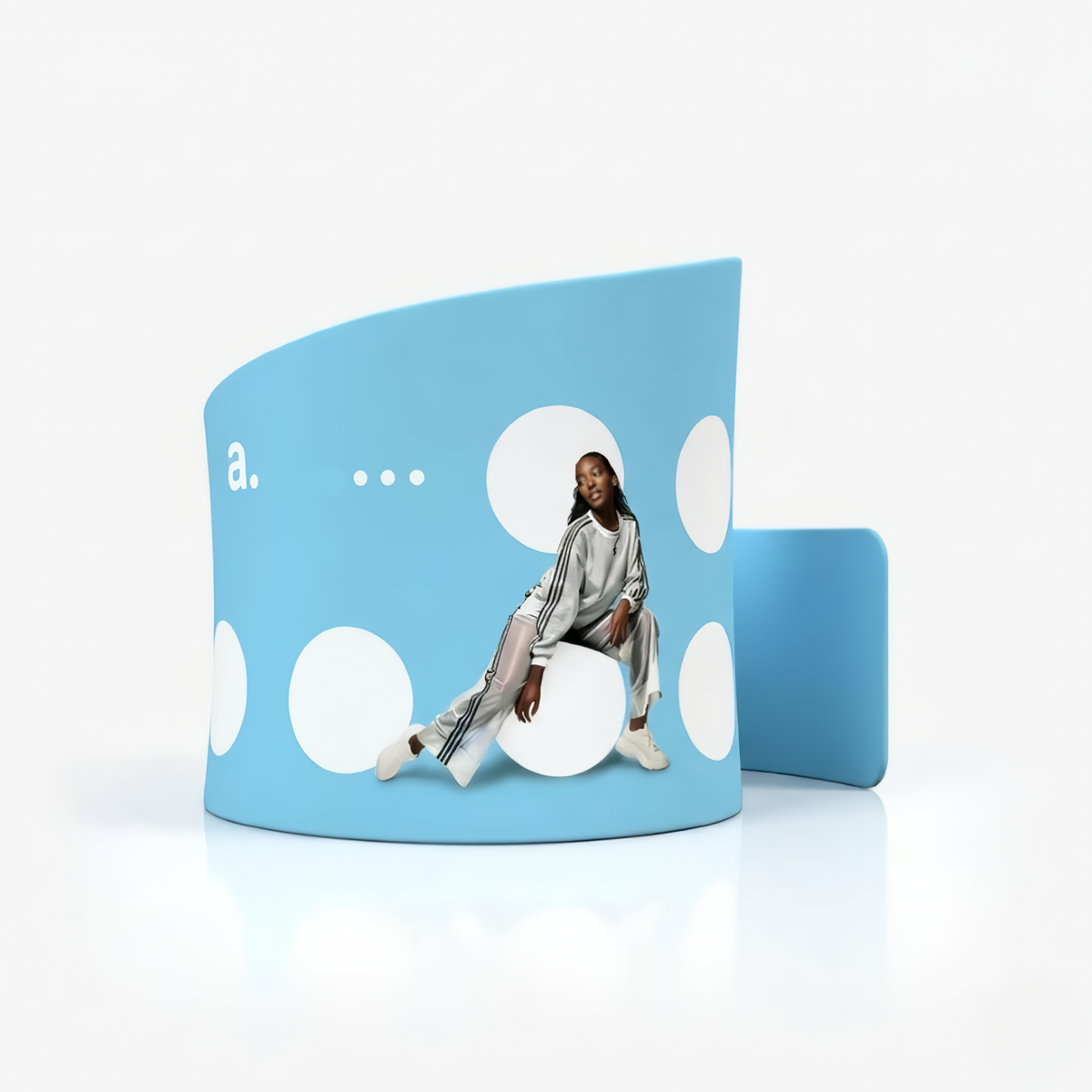 Profundidad: 260 cm
Ensamblaje sin herramientas
Disposición de cremallera
Impresión a doble cara
Estructura reutilizable
Soporte libre