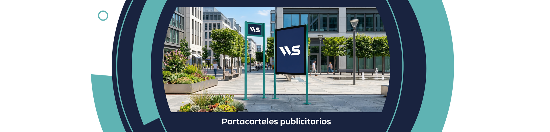 Portacarteles publicitarios para tener mayor tráfico exterior de tu marca