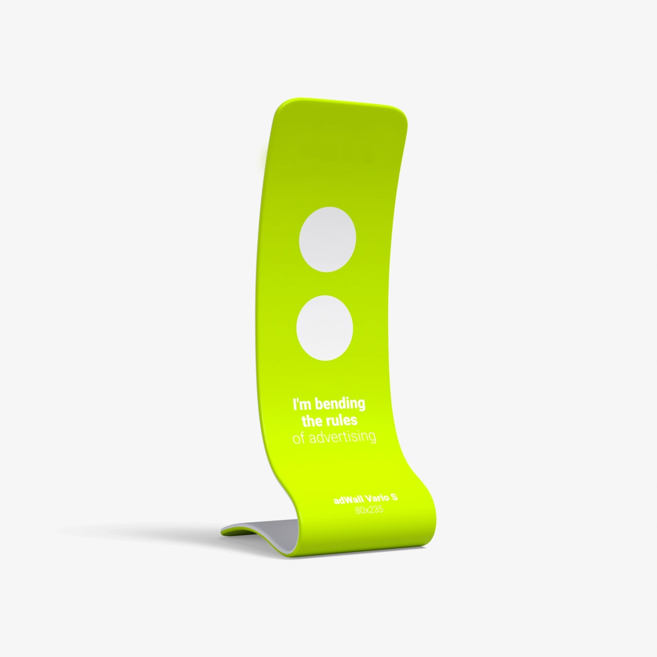 100 x 235 cm
120 x 235 cm
150 235 cm
Profundidad: 115 cm
Ensamblaje sin herramientas
Disposición de cremallera
Impresión a una sola cara
Estructura reutilizable
Soporte libre