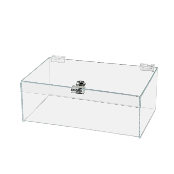 30 x 12,7 x 23 cm
30 x 10,1 x 30 cm
40,6 x 3,8 x 20,3 cm
61 x 9,5 x 45,7 cm
Apertura por tapa superior
Sellado absoluto
Cierre con llave