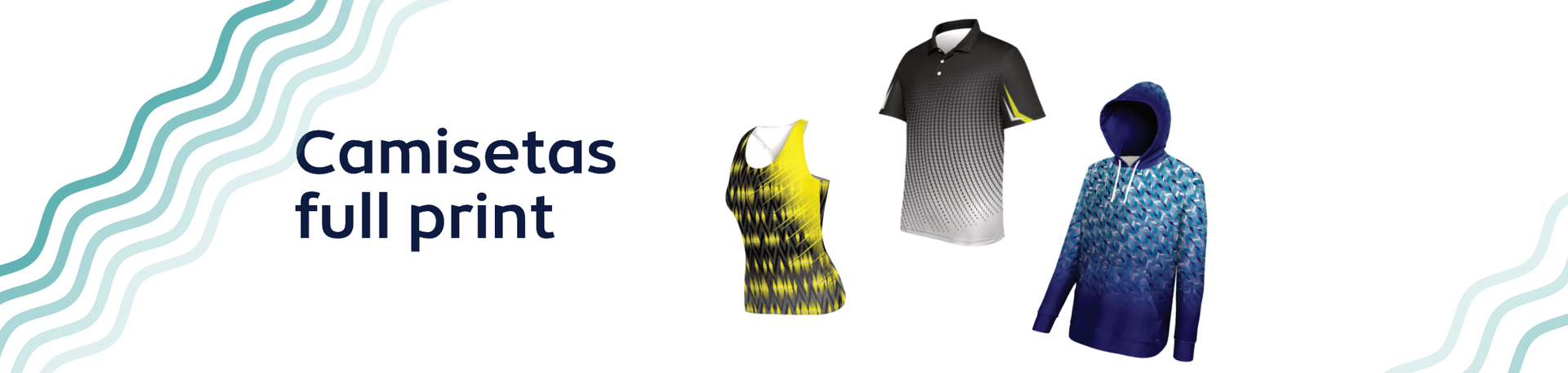 Imagen decorativa con ropa personalizada de colores con texto