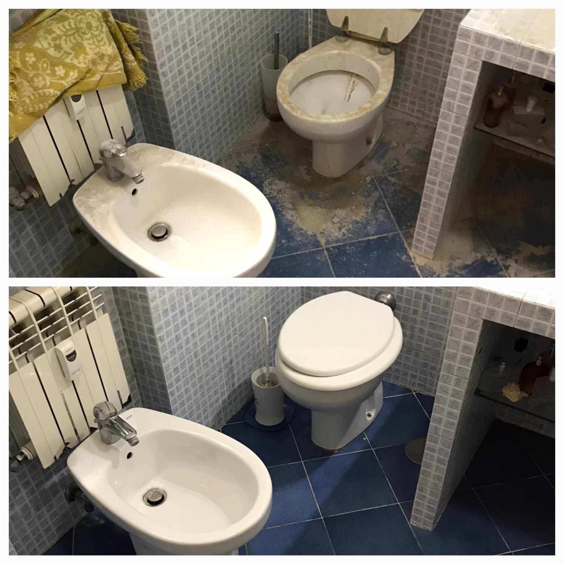 pulizie post ristrutturazione bagno foto