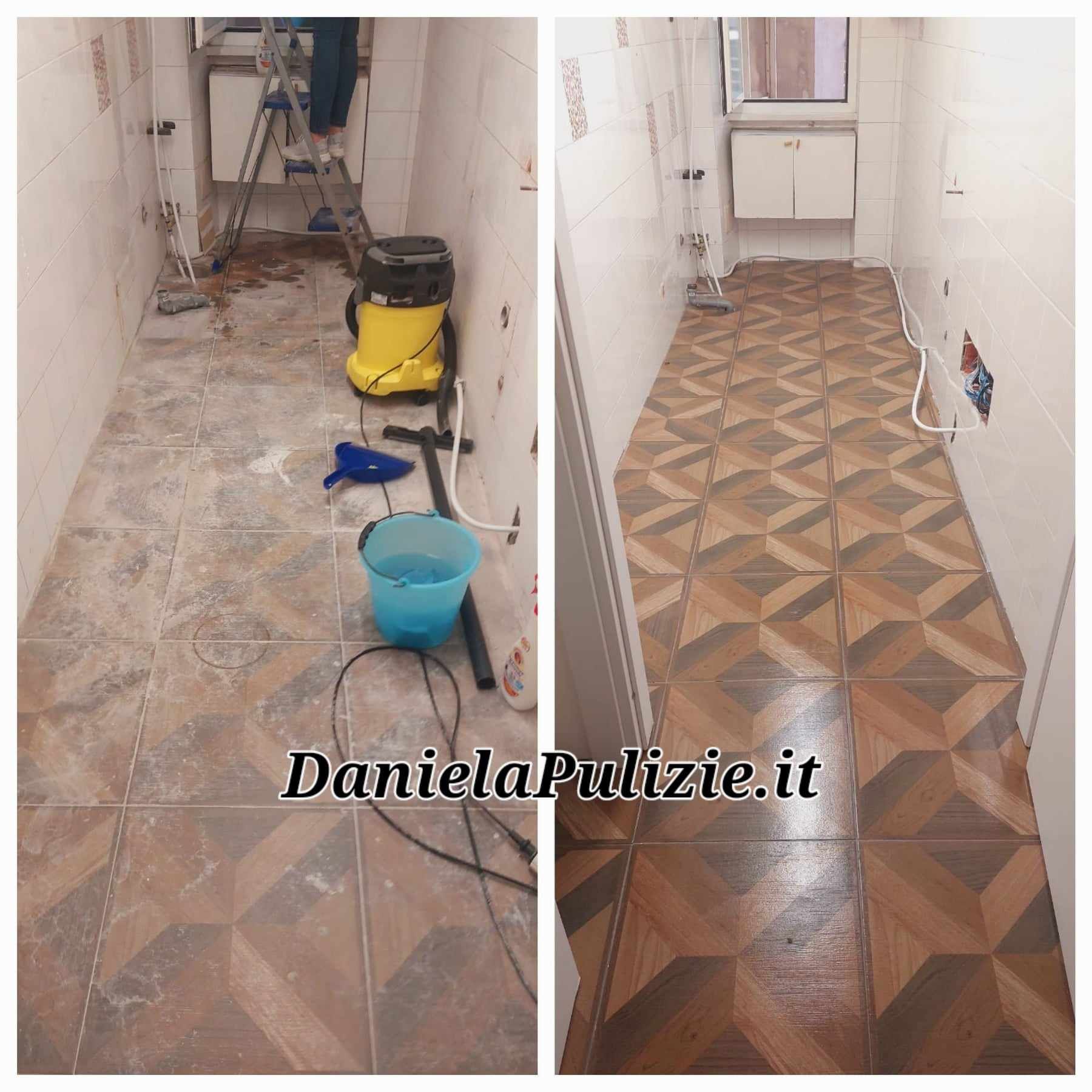 lavaggio patio dopo ristrutturazione foto prima e dopo