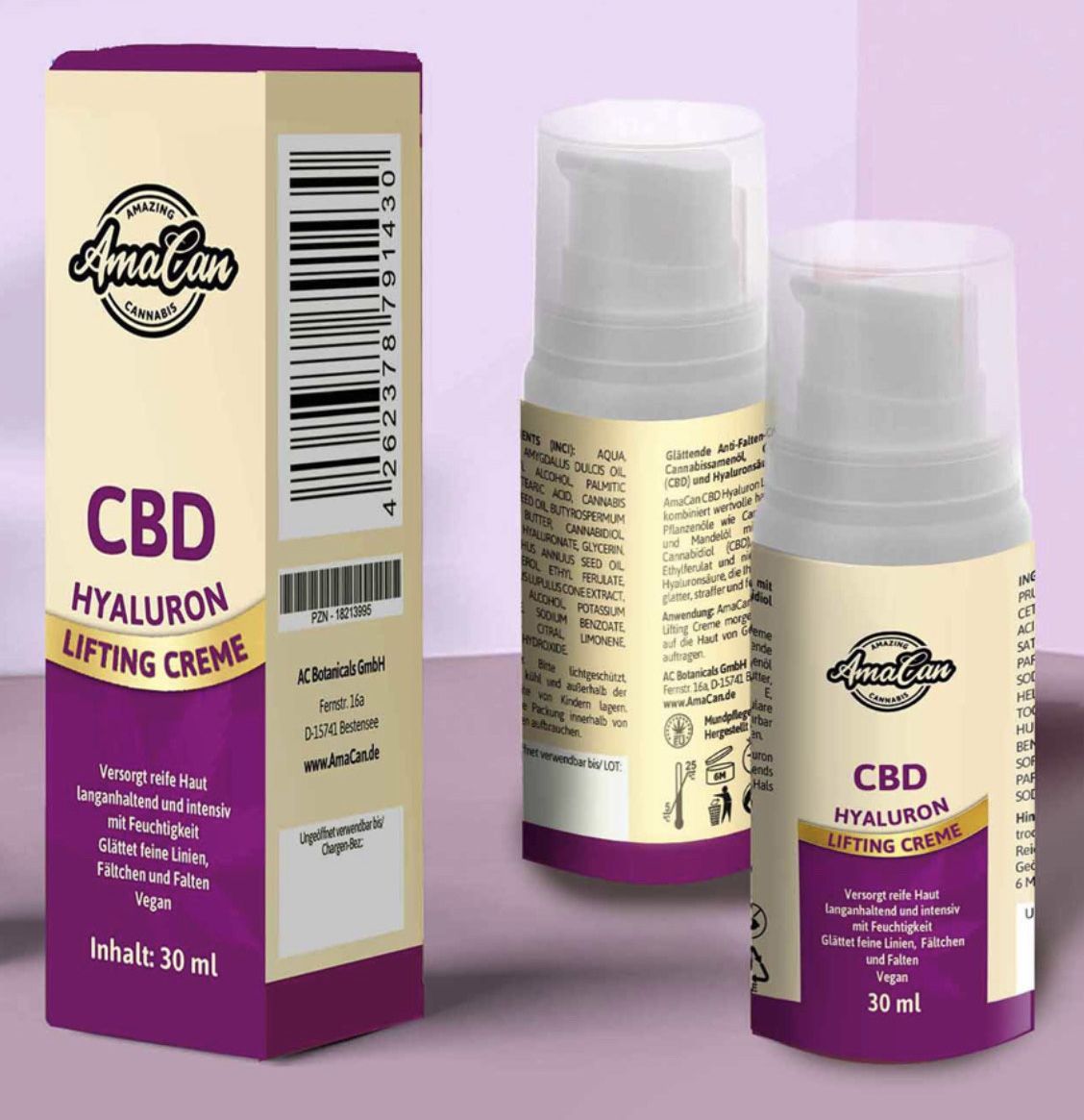 AmaCan CBD Hyaluron Lifting Creme