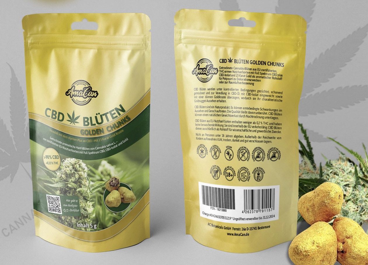 AmaCan CBD Blüten Golden Chunks GoldenRock