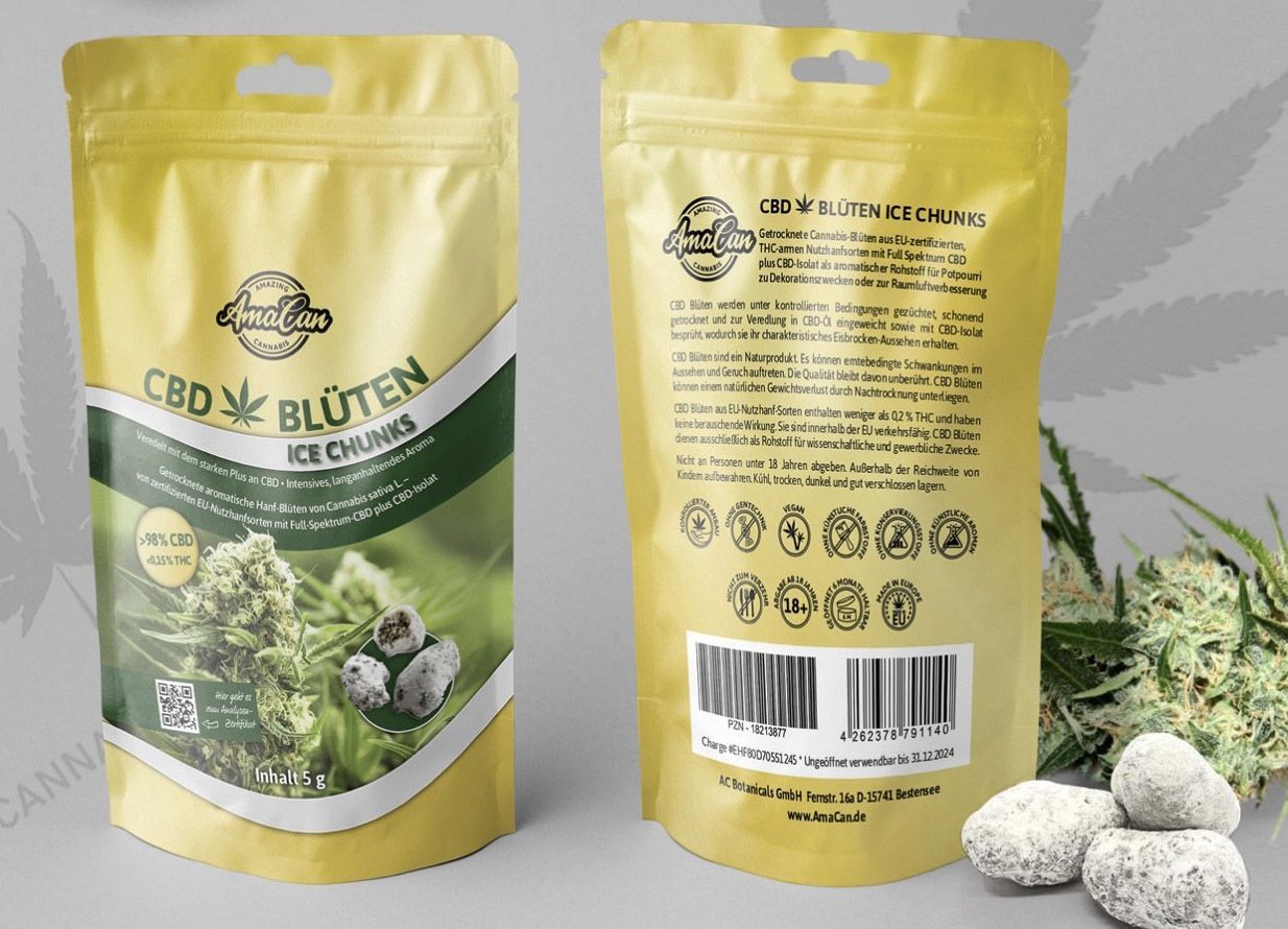 AmaCan CBD Blüten Ice Chunks