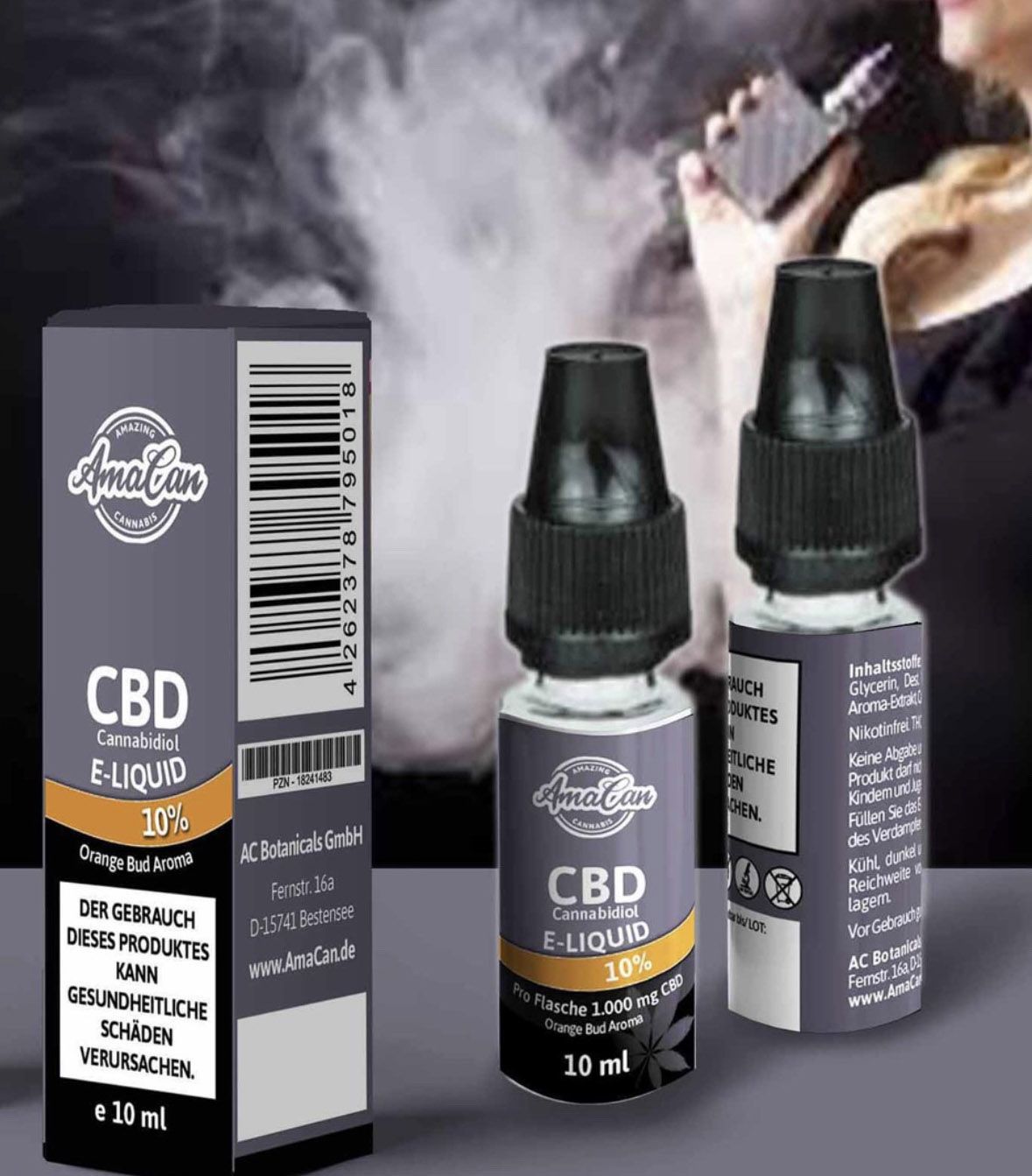 AmaCan CBD 10 % E-Liquid