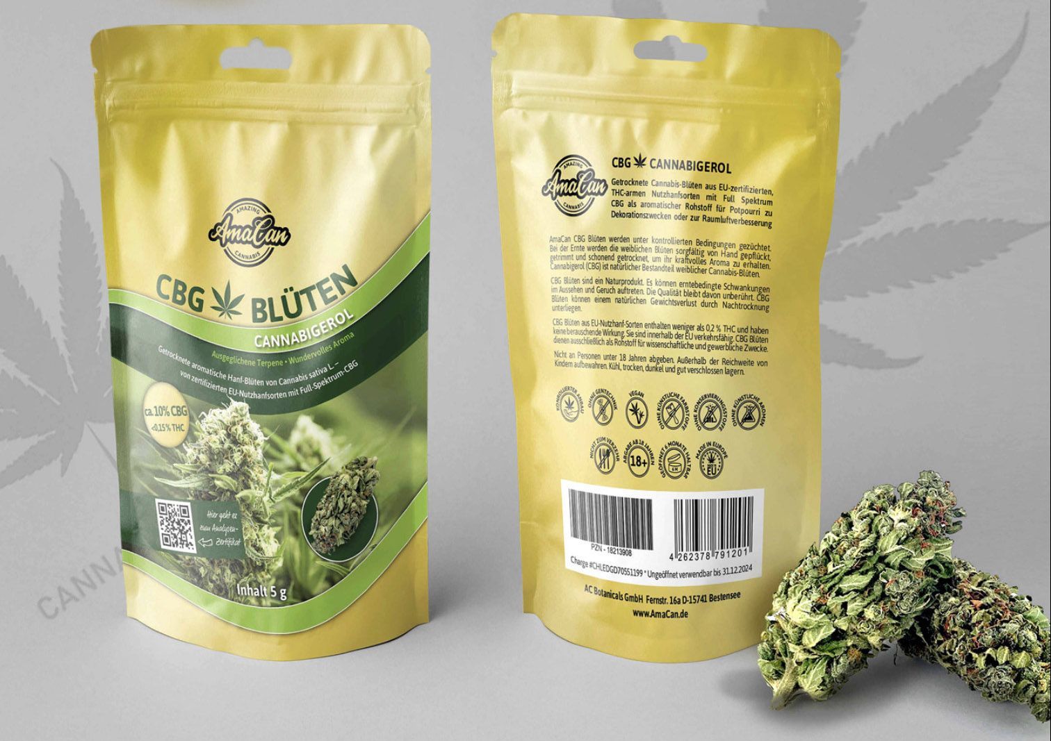 AmaCan CBG 10% Blüten