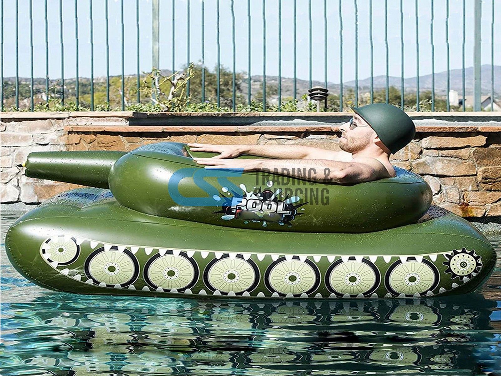 water tank water gun summer inflatables