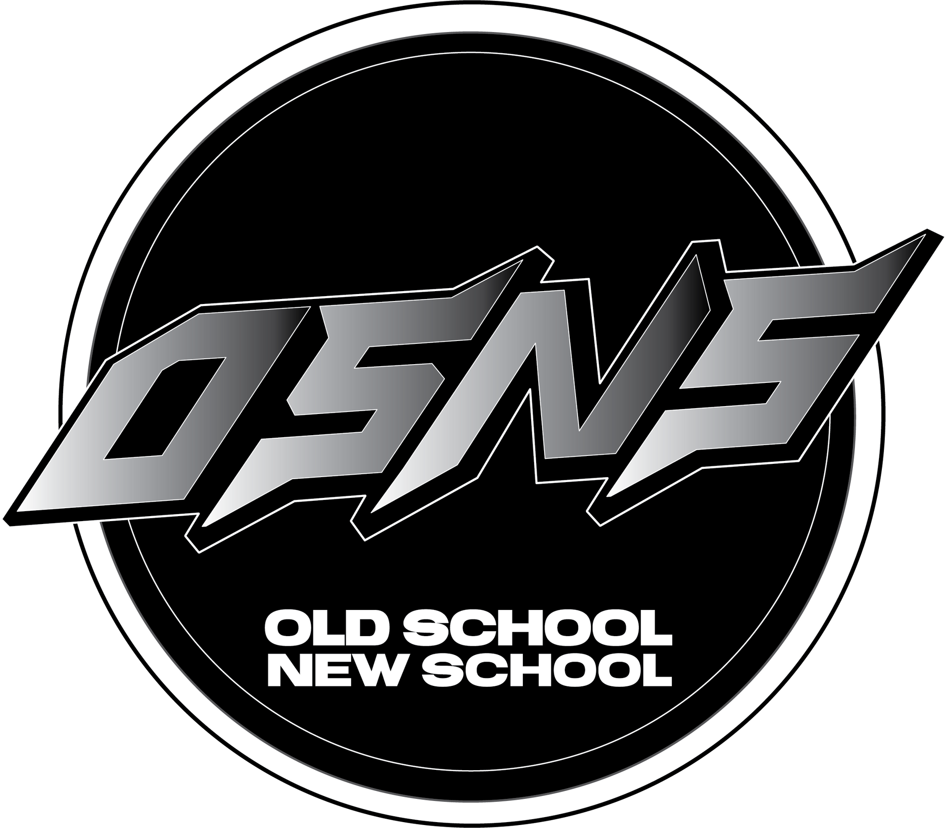 old school new school logo
