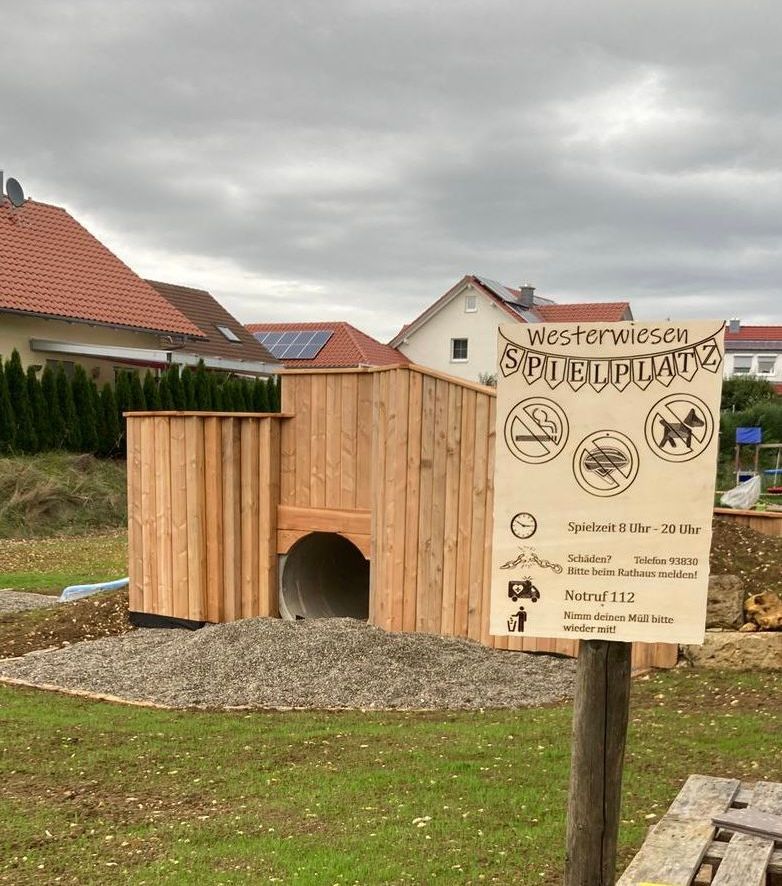 Spielplatz fertig
