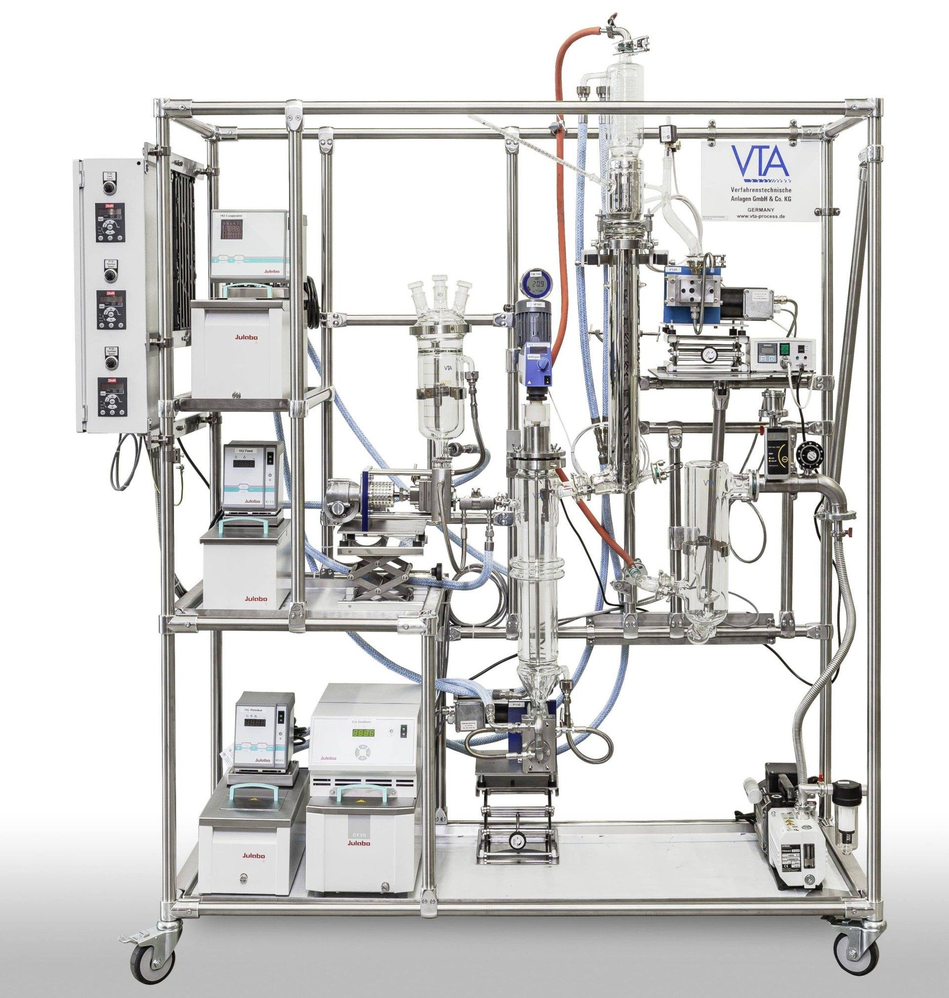 Unité de distillation pour laboratoire en verre