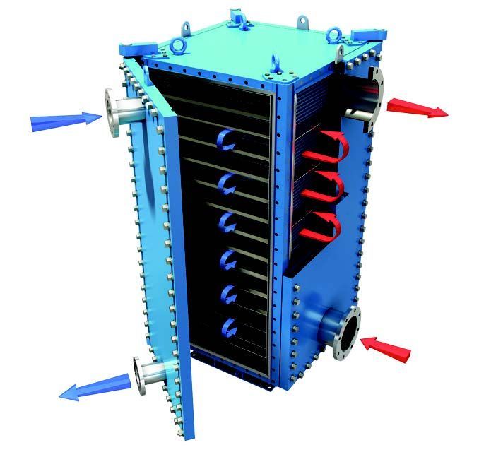 Geschweisser Plattenwärmetauscher Geschweisser Plattenwärmetauscher