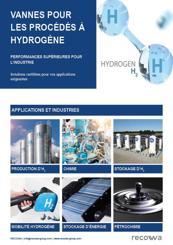 Télécharger le catalogue vanne hydrogène