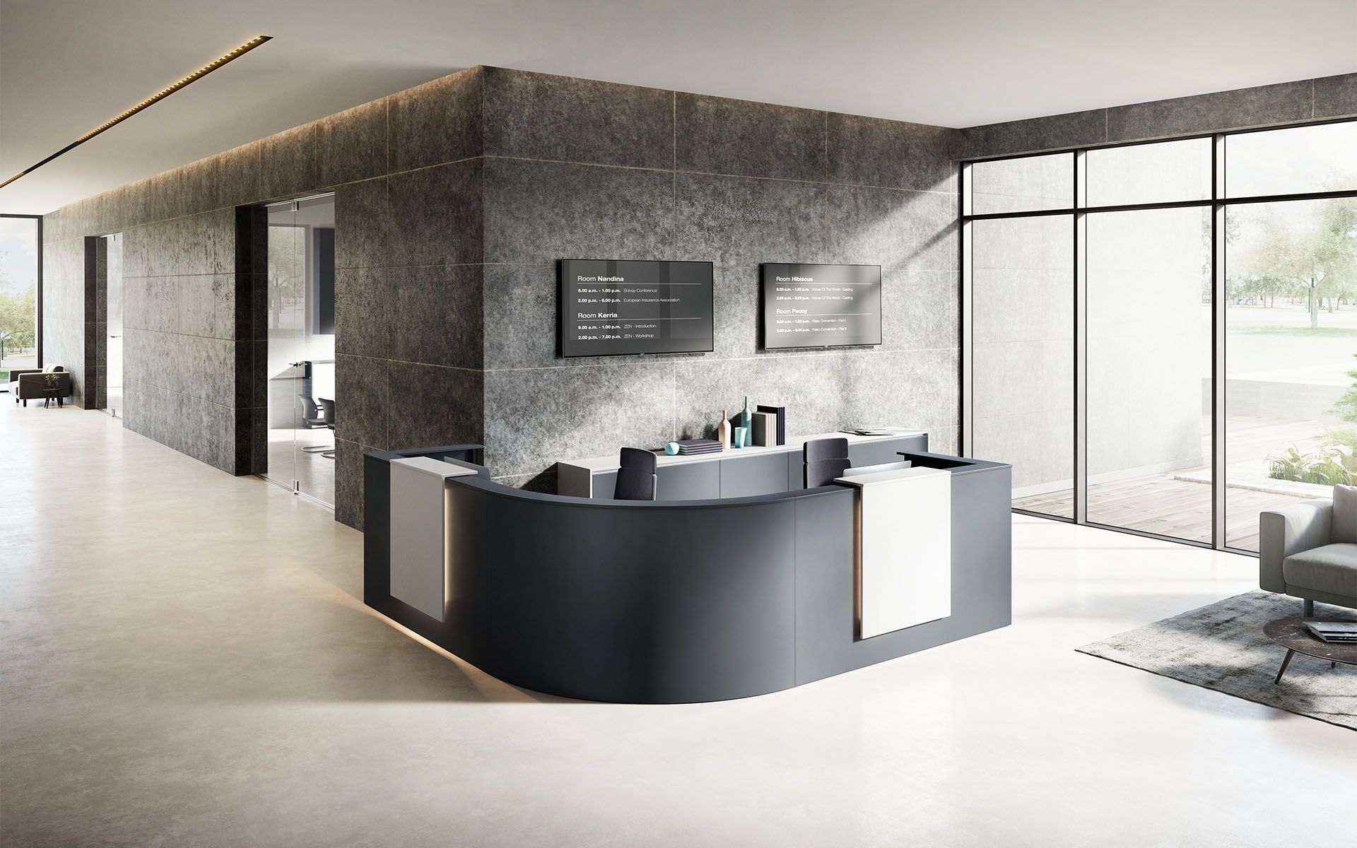 Palmberg Entree Empfangstresen