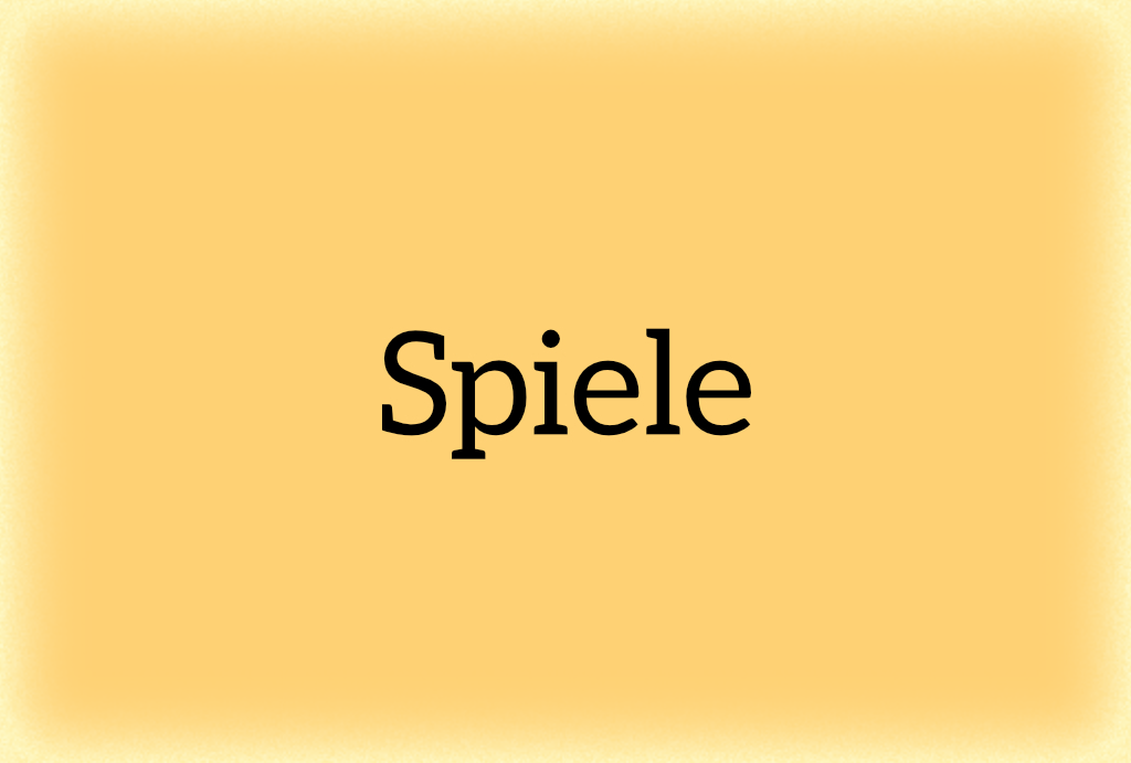Bibliospiel Spiele