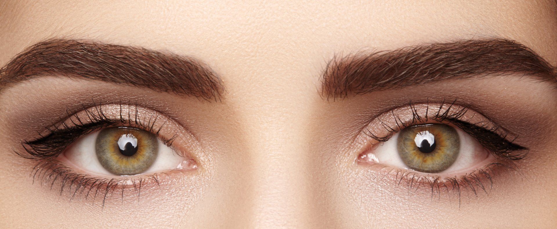 Close up of beautiful eyebrows