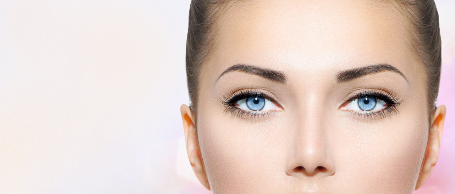 Beautiful woman with perfect eyebrows