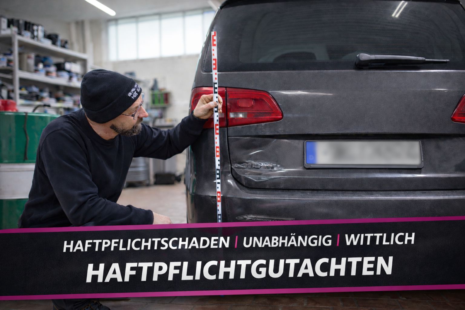 KFZ Gutachter MLK bei Haftpflichtschaden in Wittlich