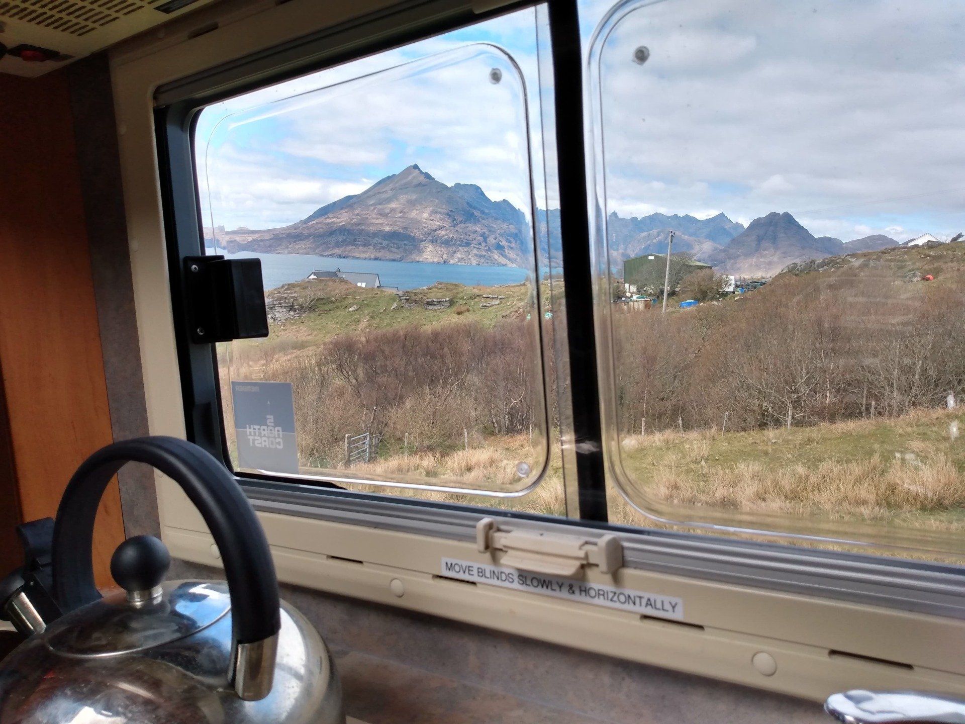 Great views available from the kitchen window