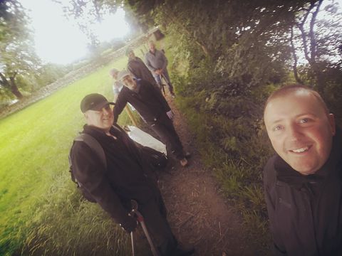 Picture of volunteers working on the Teesdale Way footpath