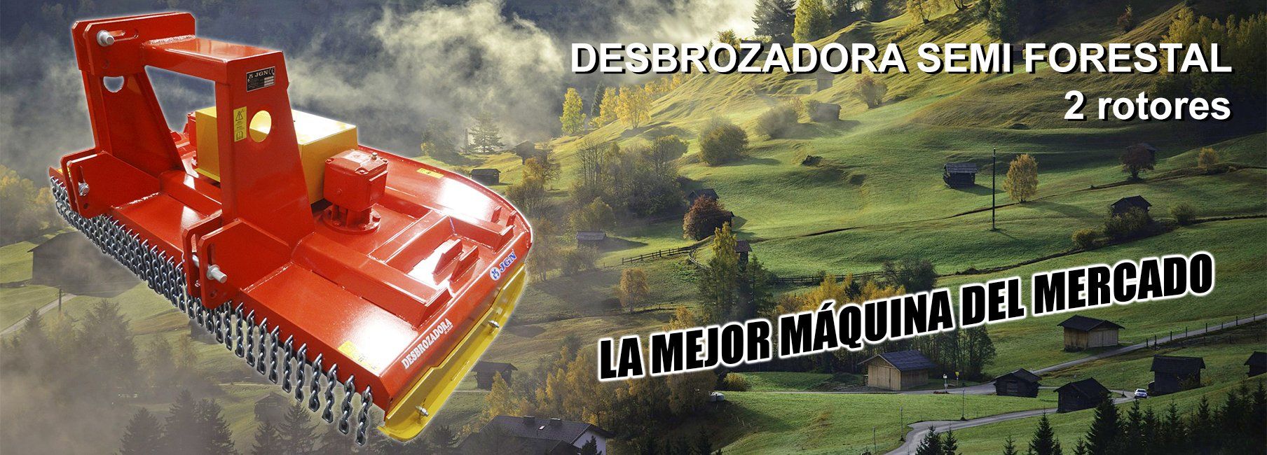 Desbrozadora TRACTOR AGRÍCOLA