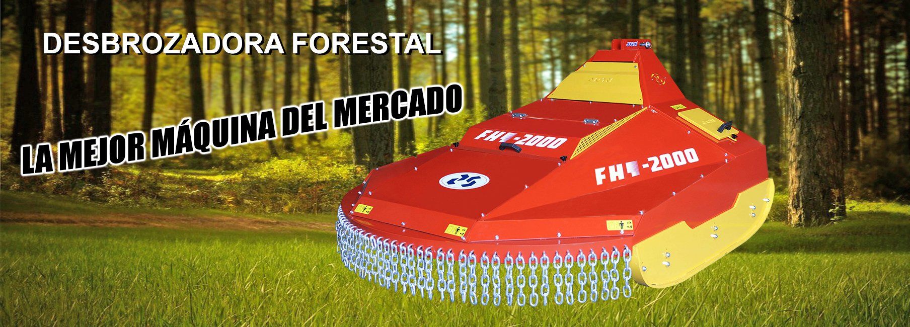 Desbrozadora Forestal TRACTOR AGÍCOLA
