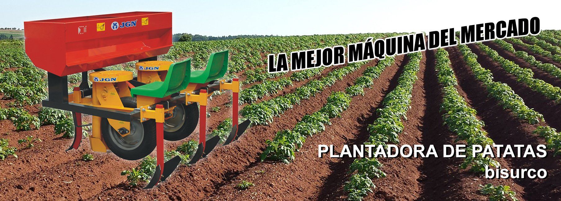 Plantadora de patatas tubérculo
