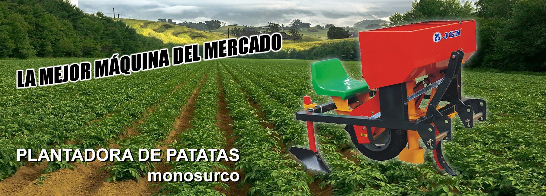 Plantadora de patatas tubérculo