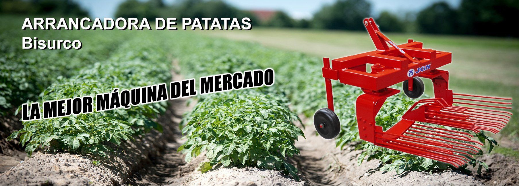 Arrancadora de patatas tubérculo