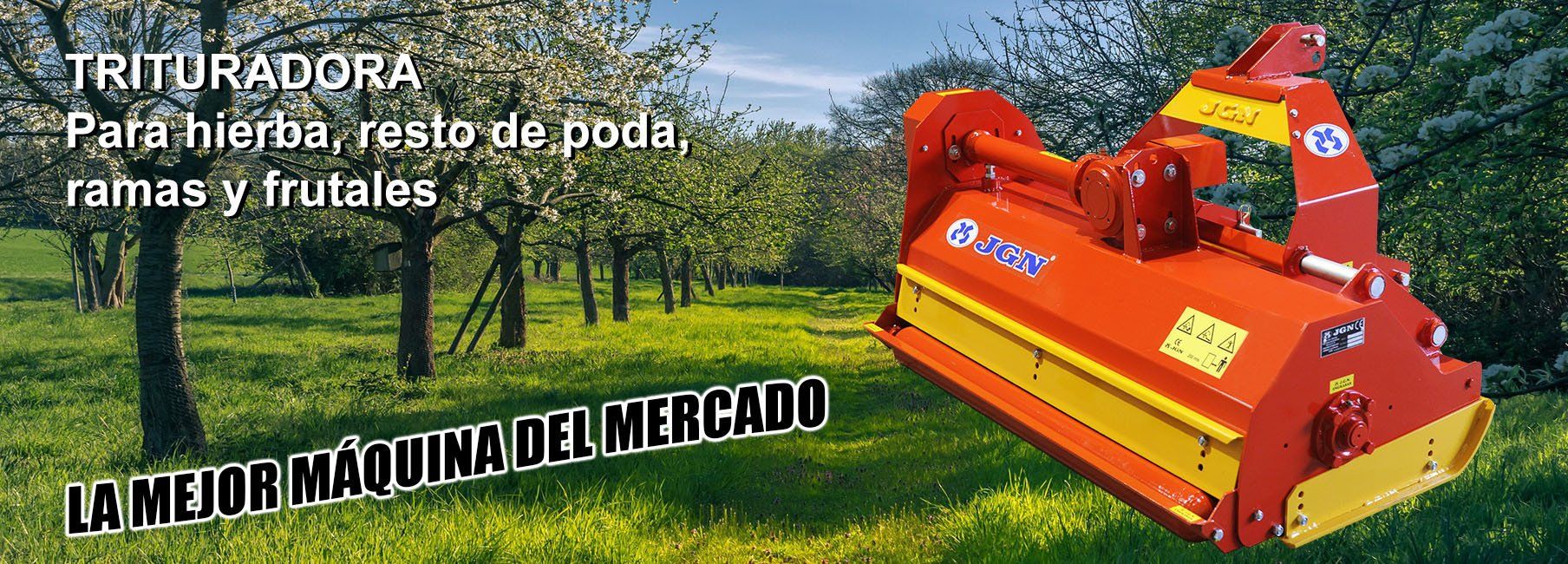 Trituradora Hierba Rama Frutales