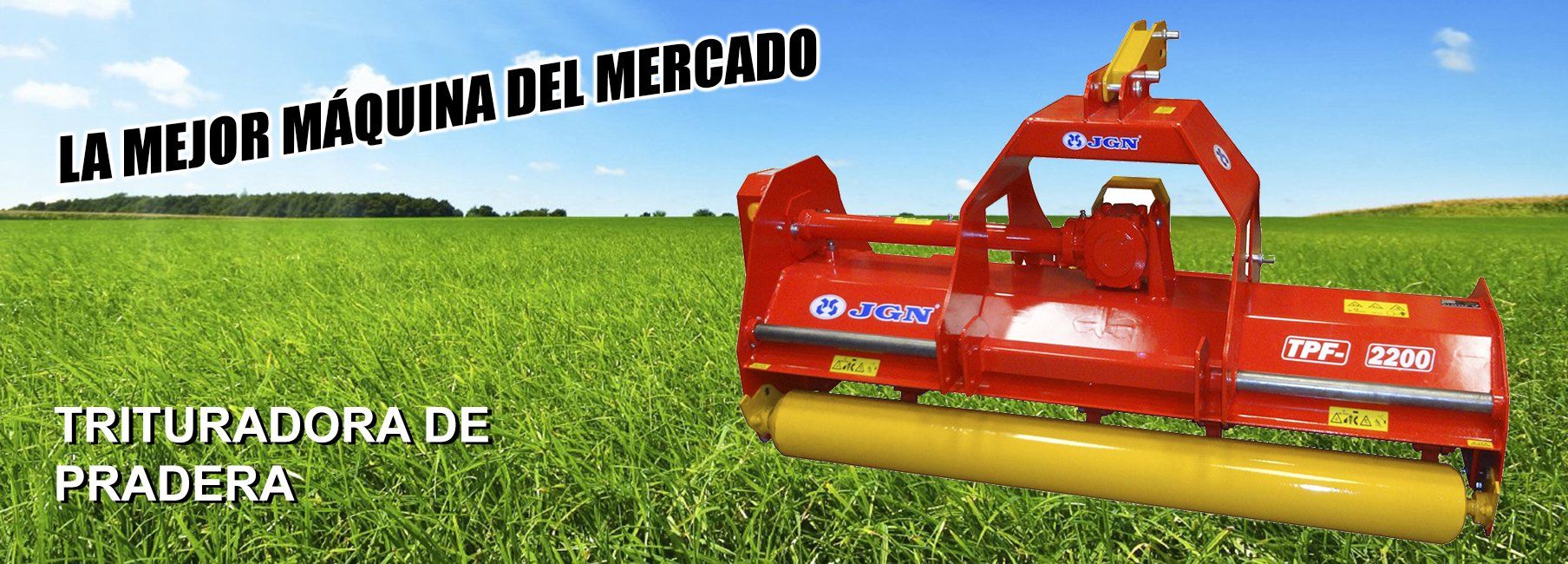 Trituradora de pradera