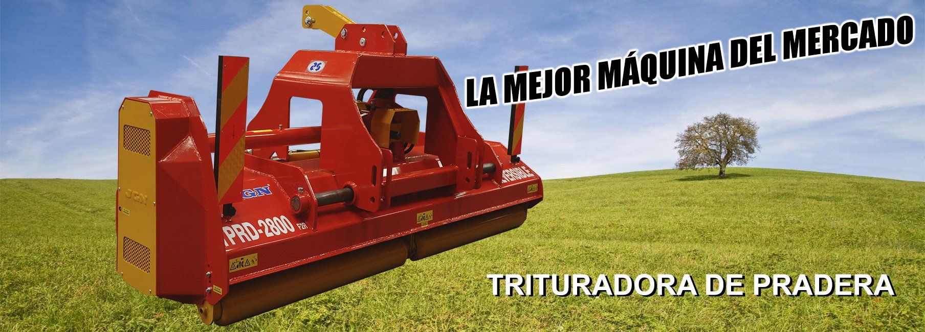 Trituradora de pradera