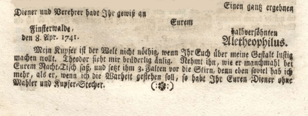 Philosophische Brieffe, Schluss des 21. Schreibens Philosophische_Brieffe_S_60