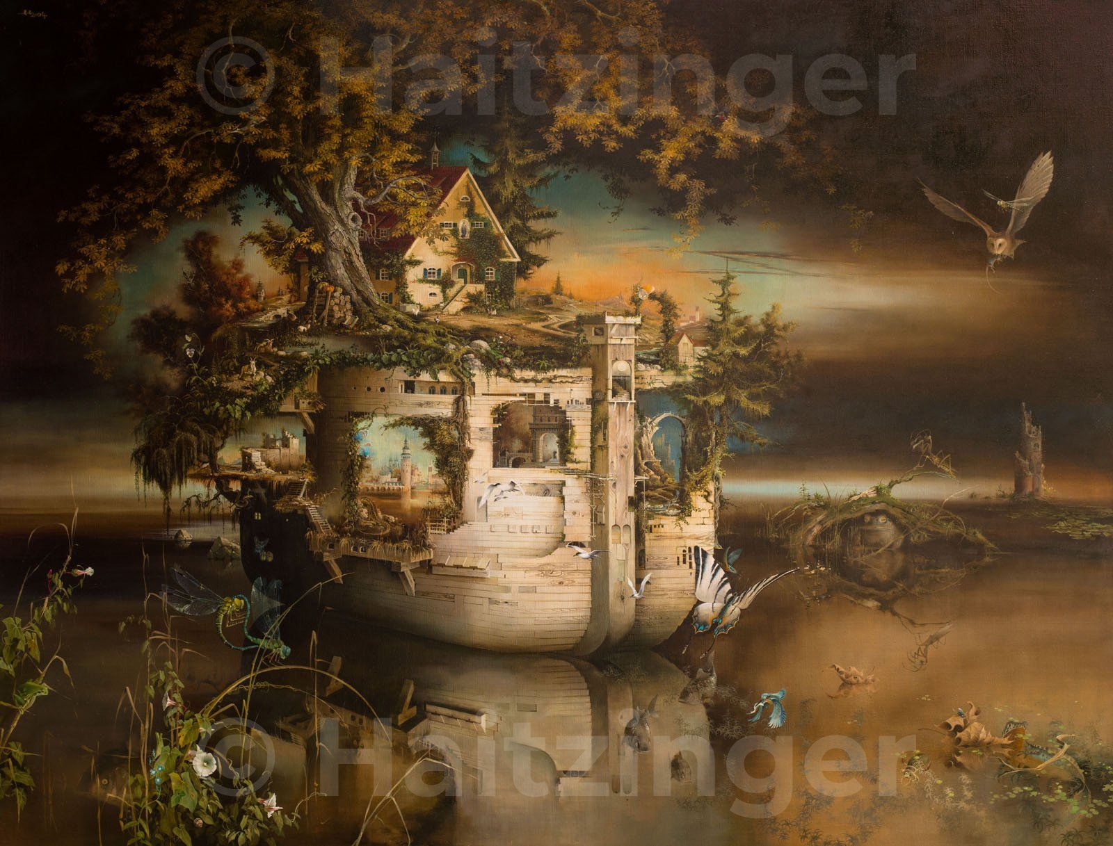 Arche Schiff Fantasie Haitzinger