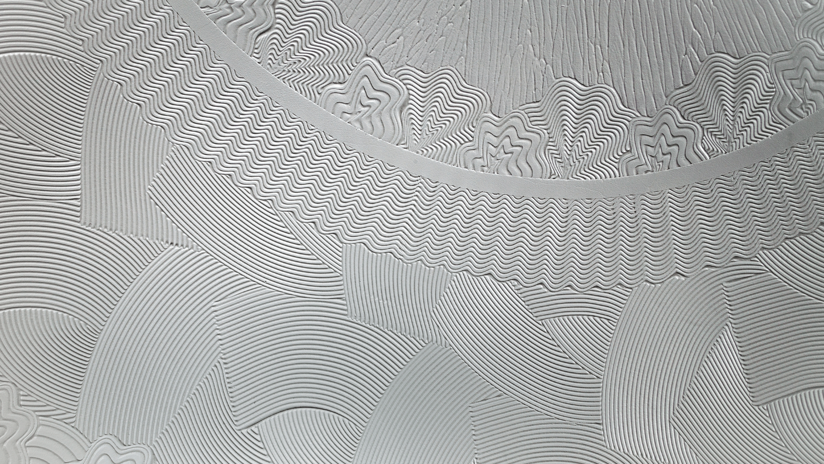 Standard artex roof containing asbestos