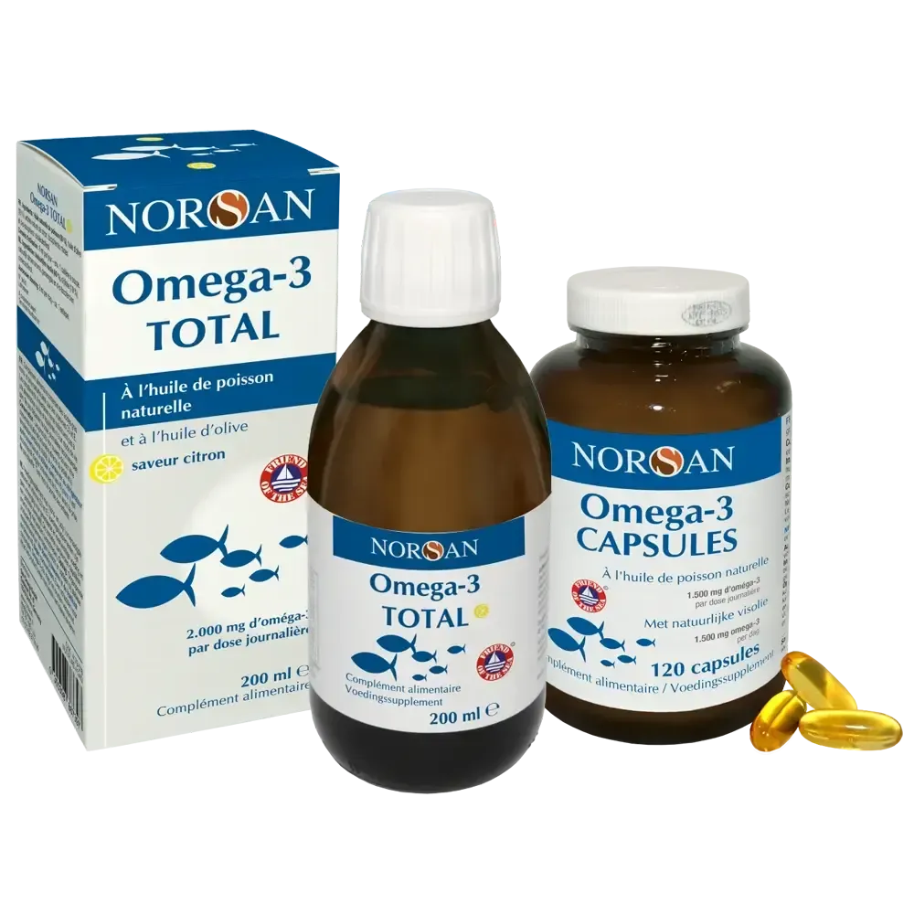 Pack Oméga-3 NORSAN TOTAL et CAPSULES