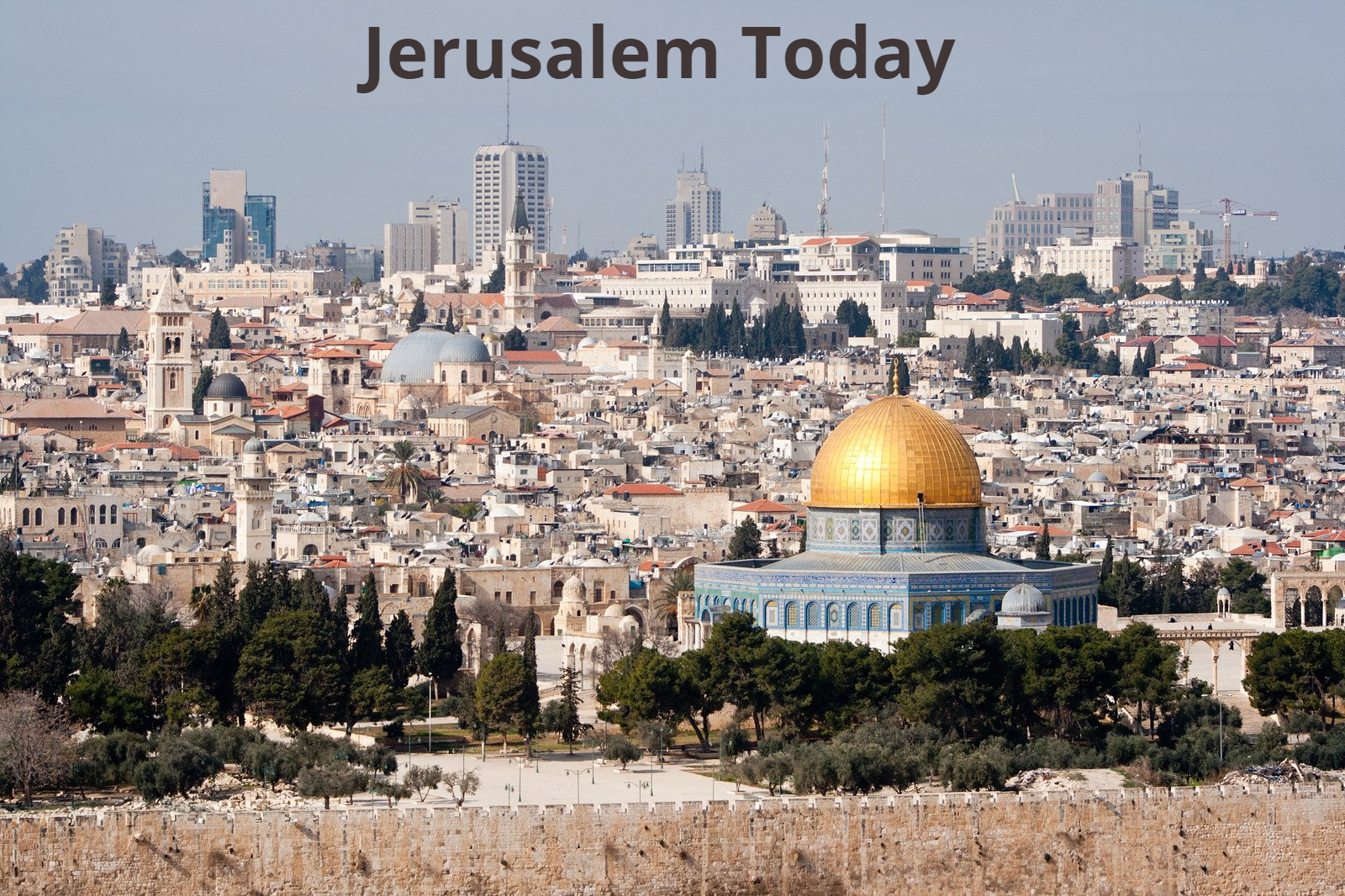 The right tour of this modern, but ancient city and land can revitalize your faith and help prepare you for future challenges. Modern Jerusalem, the site of so much of Faith and History.