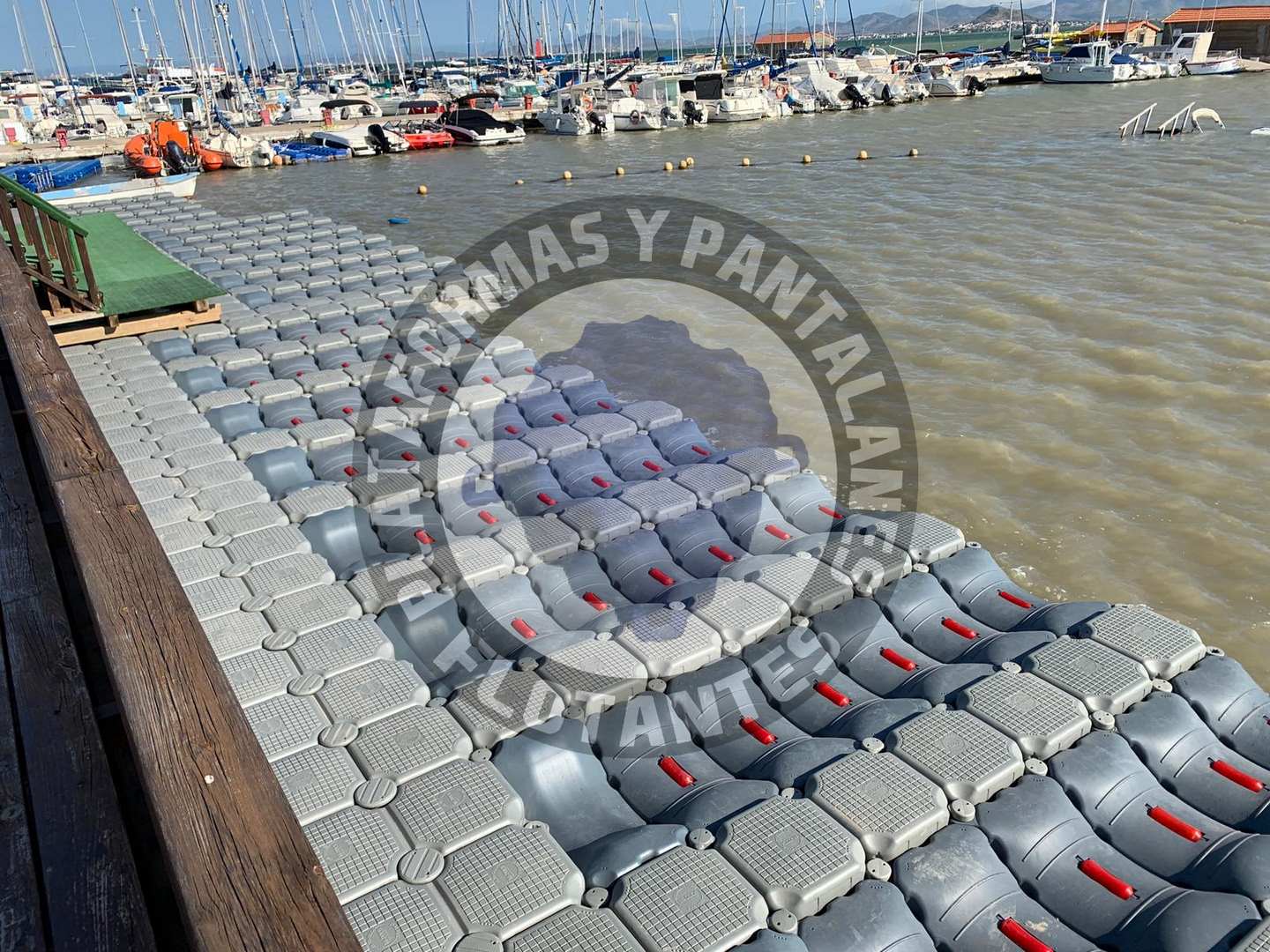 plataformas flotantes m-dock para motos de agua