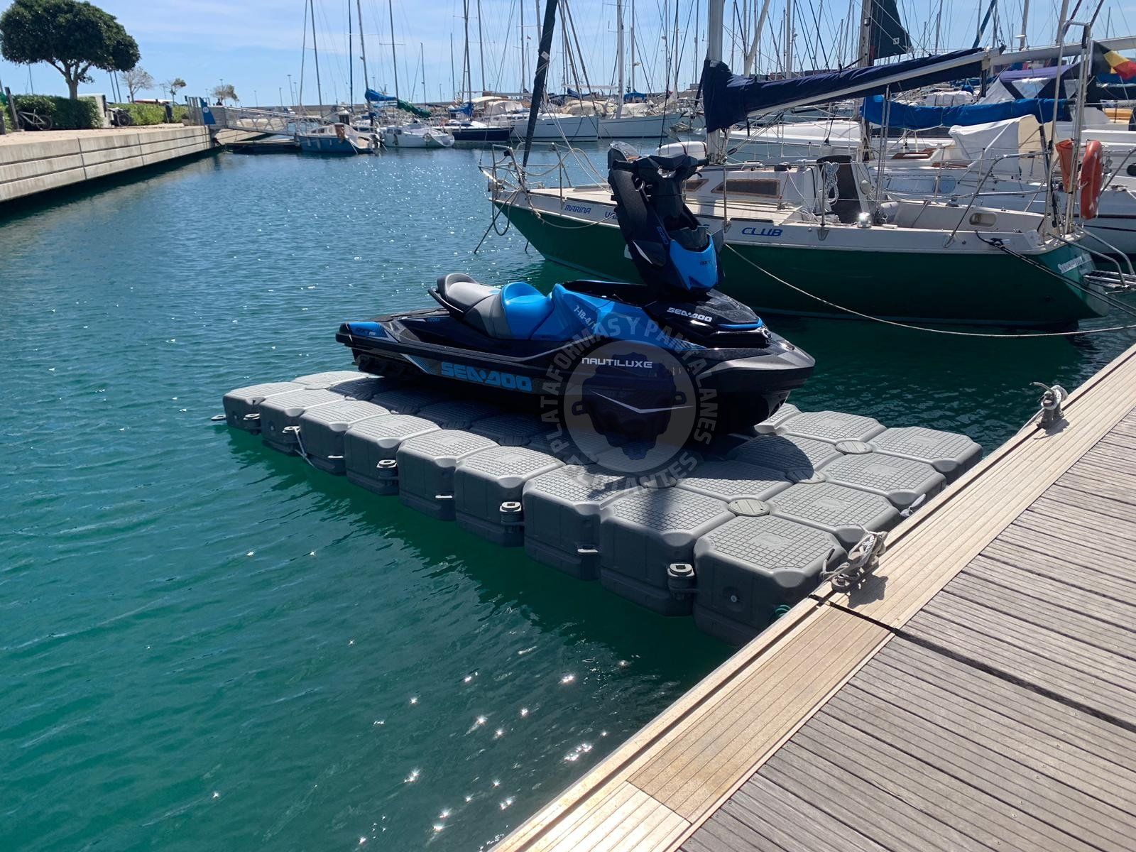 Plataforma para moto sistema en V