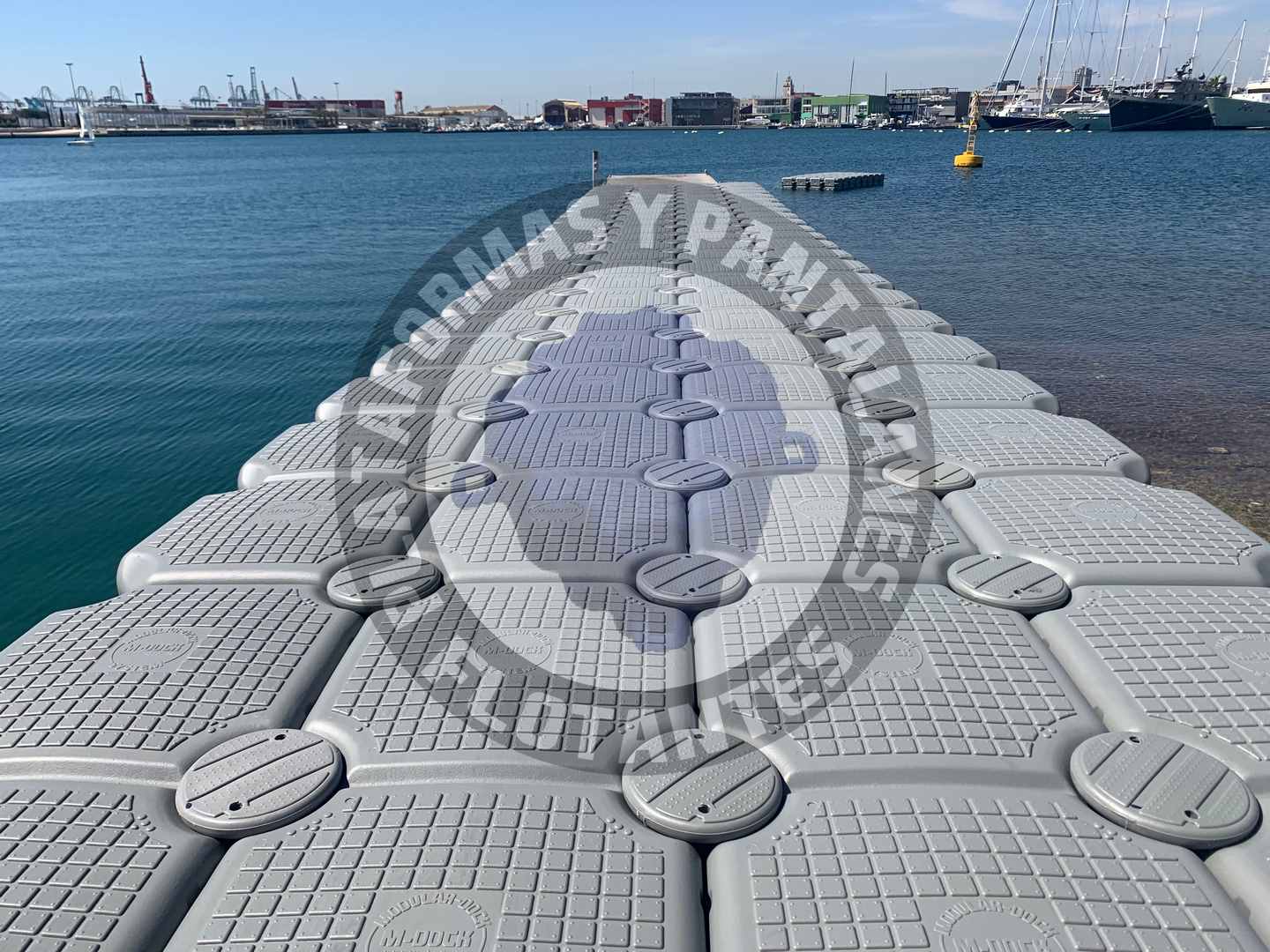 Muelle flotante de cubos M-DOCK