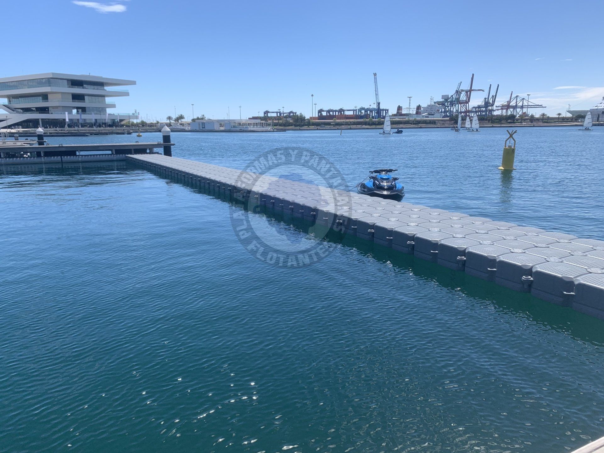 Muelles puente flotante