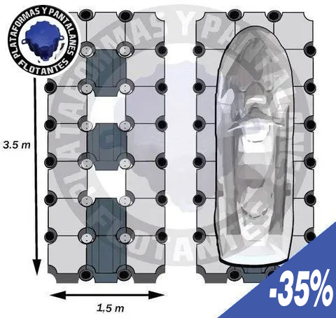 Oferta Plataforma moto de agua de 3,5m de eslora Oferta Plataforma moto de agua de 3,5m de eslora