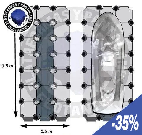 OFERTA: Plataforma de moto de agua de 3,5m de eslora OFERTA: Plataforma de moto de agua de 3,5m de eslora