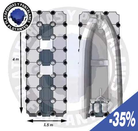 Oferta Plataforma para embarcación de hasta 4 m de eslora Oferta Plataforma para embarcación de hasta 4 m de eslora