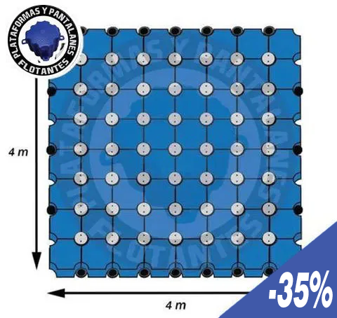 Oferta Plataforma flotante 4 m x 4 m Oferta Plataforma flotante 4 m x 4 m